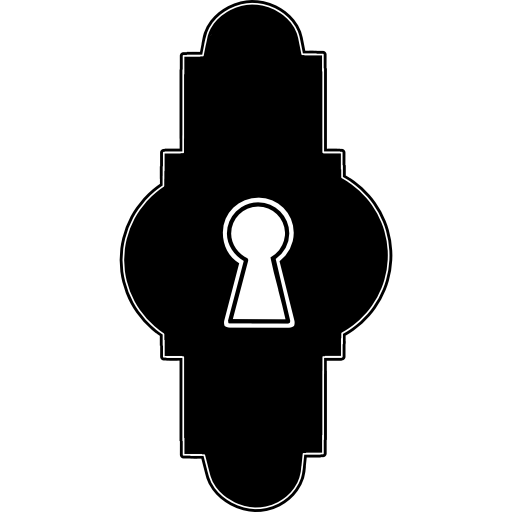 Huge keyhole with design variant